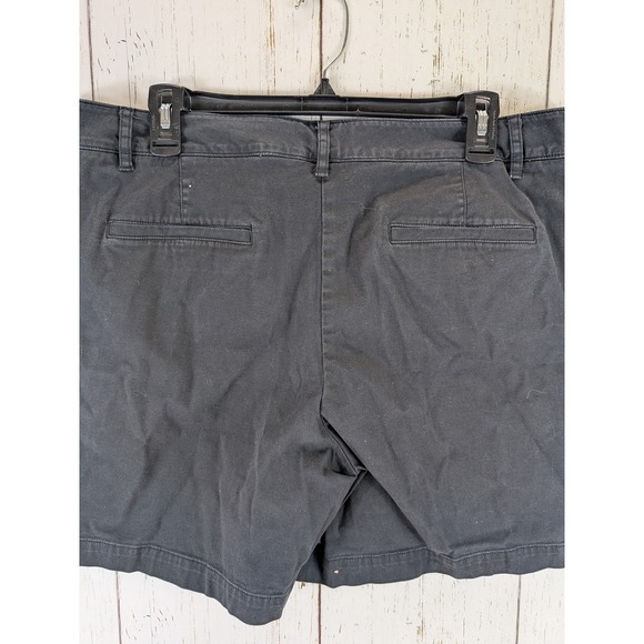 Talbots Size 16 Womens‎ Black Chino Summer Casual Shorts - Picture 7 of 9